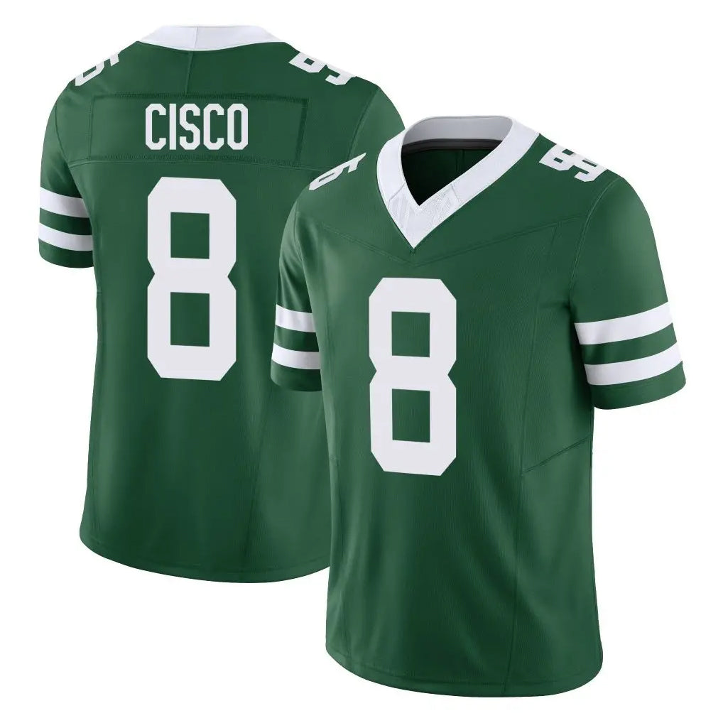 NY.Jets #8 Andre Cisco Player Green Legacy Limited Vapor F.U.S.E. Home Game Ldoa Stitched Jerseys
