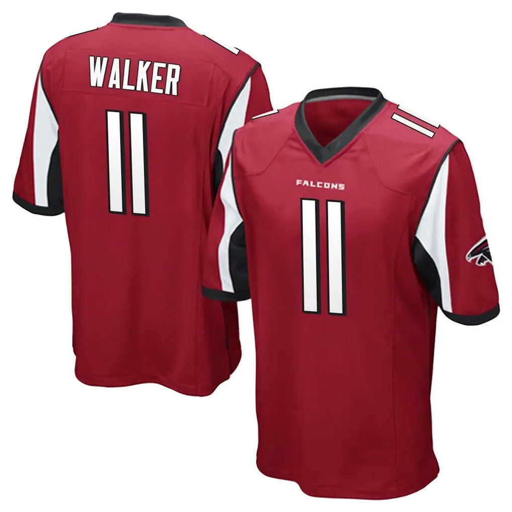 A.Falcons #11 Jalon Walker Player Red Color Vapor Home Game Ldoa Stitched Jerseys