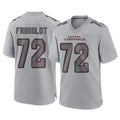 A.Cardinals #72 Hjalte Froholdt Player Gray Atmosphere Fashion Home Game Ldoa Stitched Jerseys