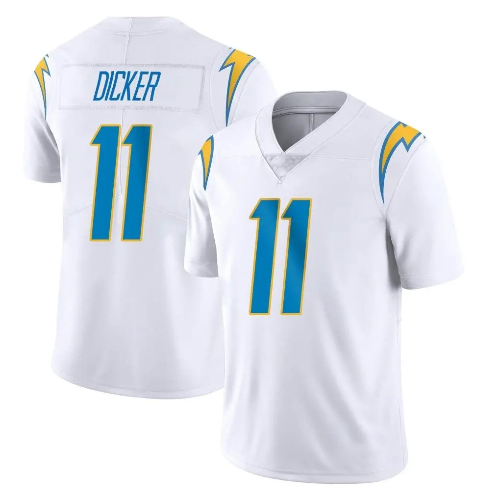 LA.Chargers #11 Cameron Dicker Player White Limited Vapor Untouchable Home Game Ldoa Stitched Jerseys