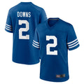 IN.Colts #2 Josh Downs Bynum Player Royal Limited Home Game Ldoa Stitched Jerseys