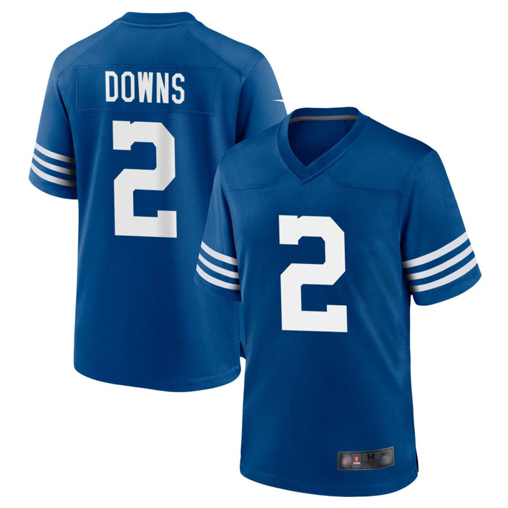 IN.Colts #2 Josh Downs Bynum Player Royal Limited Home Game Ldoa Stitched Jerseys