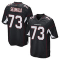 A.Cardinals #73 Isaac Seumalo Player Black Home Game Ldoa Stitched Jerseys