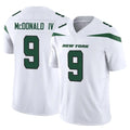 NY.Jets #9 Will McDonald IV Player White Limited Vapor F.U.S.E. Home Game Ldoa Stitched Jerseys