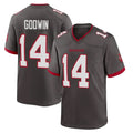 TB.Buccaneers #14 Chris Godwin Jr. Player Pewter Alternate Home Game Ldoa Stitched Jerseys