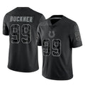 IN.Colts #99 DeForest Buckner Player Black Reflective Limited Game Ldoa Stitched Jerseys