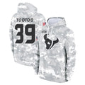 H.Texans #39 Henry To'oTo'o Player Arctic Camo Salute to Service Hoodies Limited Game Ldoa Stitched Jerseys