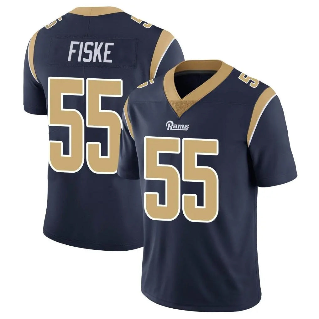 LA.Rams #55 Braden Fiske Player Navy Limited Vapor Untouchable Home Game Ldoa Stitched Jerseys