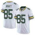 GB.Packers #85 Tucker Kraft Player White Vapor Untouchable Limited Home Game Ldoa Stitched Jerseys