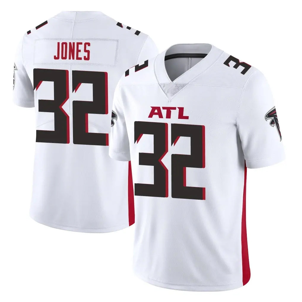 A.Falcons #32 Cash Jones Player White Vapor Untouchable Limited Home Game Ldoa Stitched Jerseys