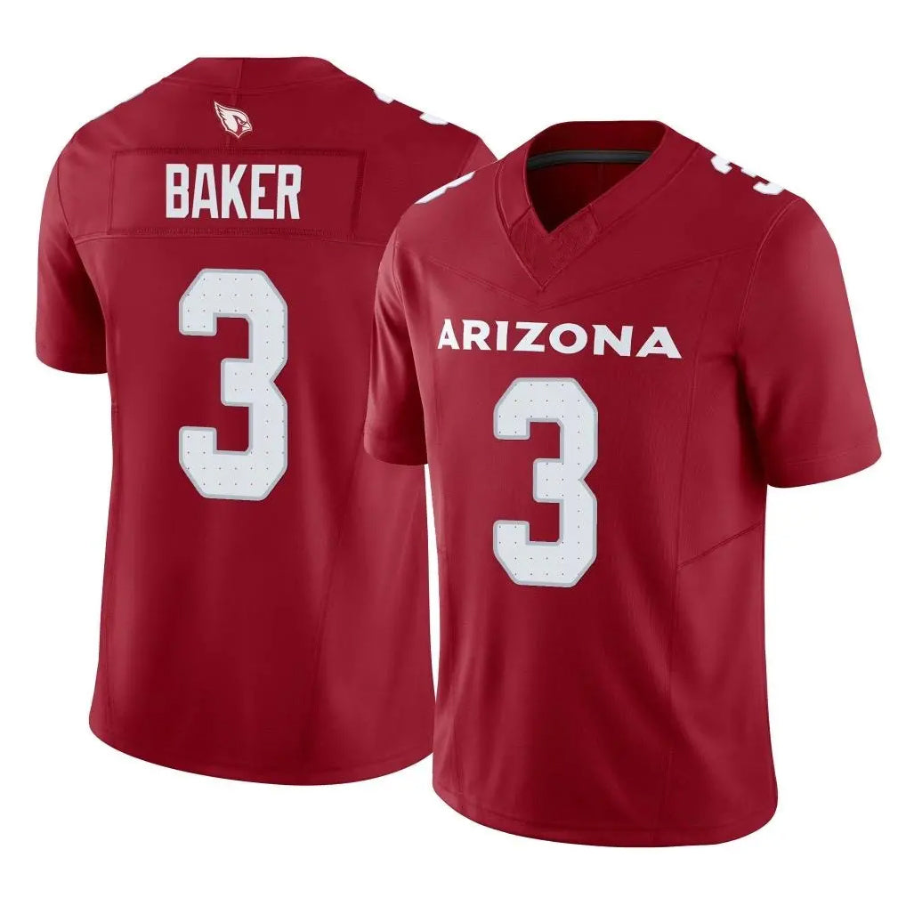 A.Cardinals #3 Budda Baker Player Cardinal Vapor F.U.S.E. Limited Home Game Ldoa Stitched Jerseys