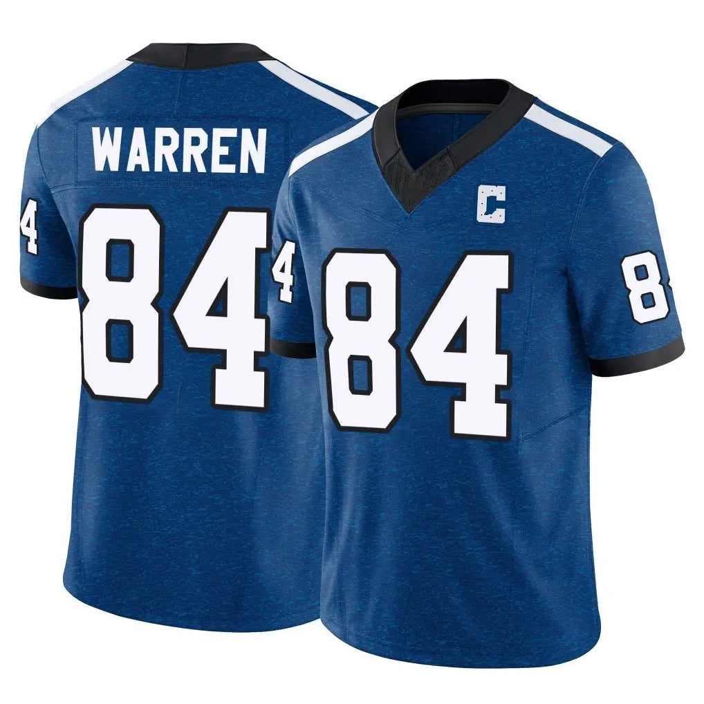 IN.Colts #84 Tyler Warren Player Royal Limited Indiana Nights Alternate Vapor F.U.S.E. Home Game Ldoa Stitched Jerseys