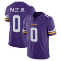 M.Vikings #0 Ivan Pace Jr. Player Purple Limited Vapor Untouchable Home Game Ldoa Stitched Jerseys
