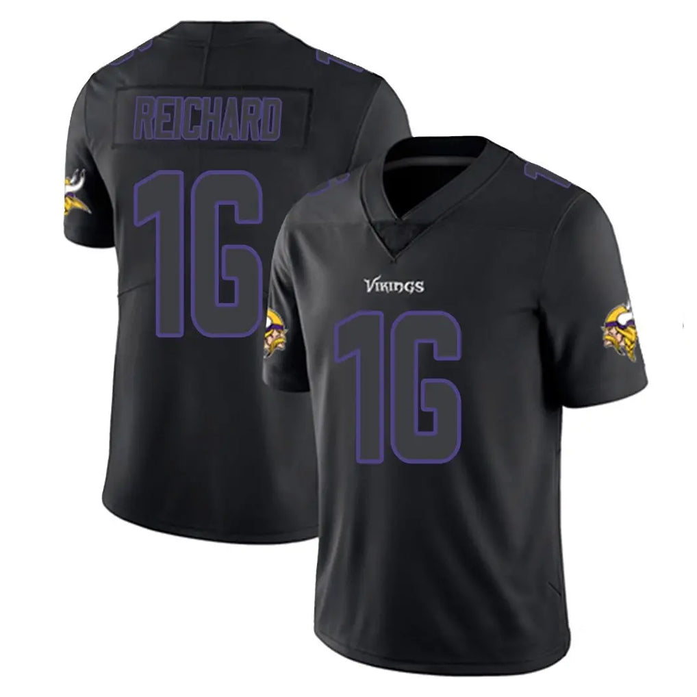 M.Vikings #16 Will Reichard Player Black Impact LImited Home Game Ldoa Stitched Jerseys