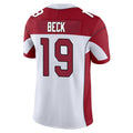 A.Cardinals #19 Carson Beck Player White Vapor Limited Home Game Ldoa Stitched Jerseys