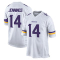 M.Vikings #14 Jauan Jennings Player White Home Game Ldoa Stitched Jerseys