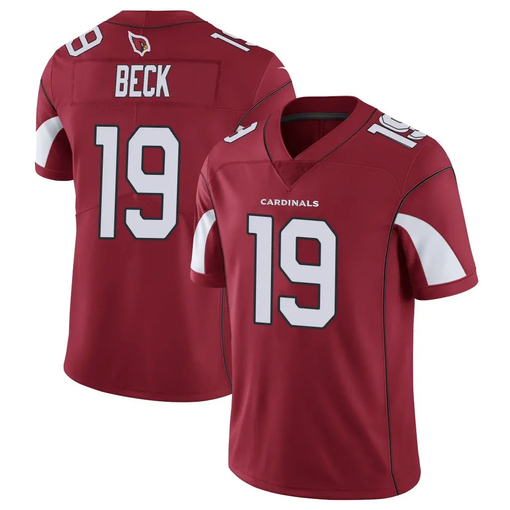 A.Cardinals #19 Carson Beck Player Cardinal Vapor Limited Home Game  Ldoa Stitched Jerseys