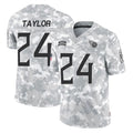 T.Titans #24 Alontae Taylor Player Arctic Camo Limited Salute to Service Home Game Ldoa Stitched Jerseys