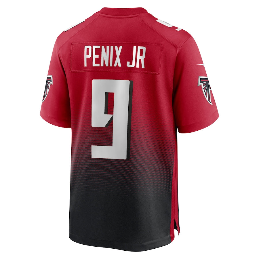 A.Falcons #9 Michael Penix Jr. Player Red Home Game Ldoa Stitched Jerseys
