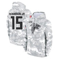 A.Falcons #15 Brian Robinson Player Camo Arctic Salute to Service Hoodies Limited Ldoa Stitched Jerseys