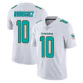 M.Dolphins #10 Jacob Rodriguez Player White Limited Vapor Untouchable Home Game Ldoa Stitched Jerseys