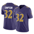 B.Ravens #32 Trenton Simpson Player Purple Vapor F.U.S.E. Limited Ldoa Stitched Jerseys