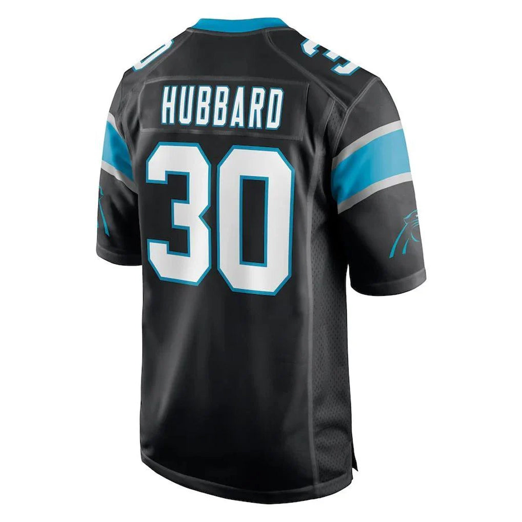 C.Panthers #30 Chuba Hubbard Player Black Game Ldoa Stitched Jerseys