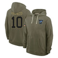 D.Lions #10 Isiah Pacheco Player Olive Salute to Service Pullover Hoodies Limited Ldoa Stitched Jerseys