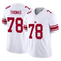 NY.Giants #78 Andrew Thomas Player White Limited Vapor F.U.S.E. Home Game Ldoa Stitched Jerseys