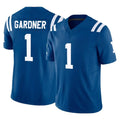 IN.Colts #1 Sauce Gardner Player Royal Limited Vapor F.U.S.E. Home Game Ldoa Stitched Jerseys