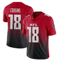 A.Falcons #18 Kirk Cousins Player Red Vapor Untouchable Limited Home Game Ldoa Stitched Jerseys