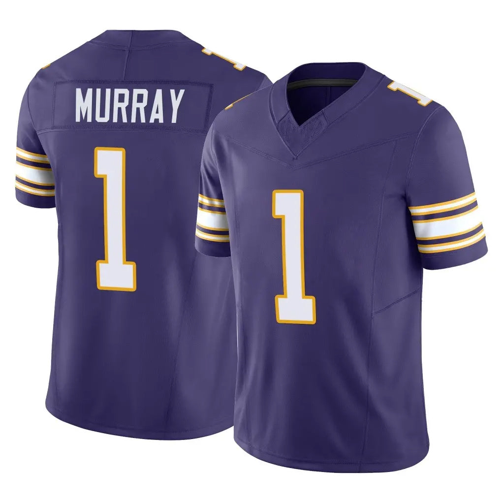 M.Vikings #1 Kyler Murray Player Purple Limited Classic Vapor F.U.S.E. Home Game Ldoa Stitched Jerseys