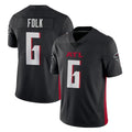 A.Falcons #6 Nick Folk Player Black Vapor Untouchable Limited Home Game Ldoa Stitched Jerseys