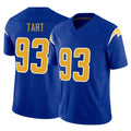 LA.Chargers #93 Teair Tart Player Royal Limited Vapor F.U.S.E. Home Game Ldoa Stitched Jerseys