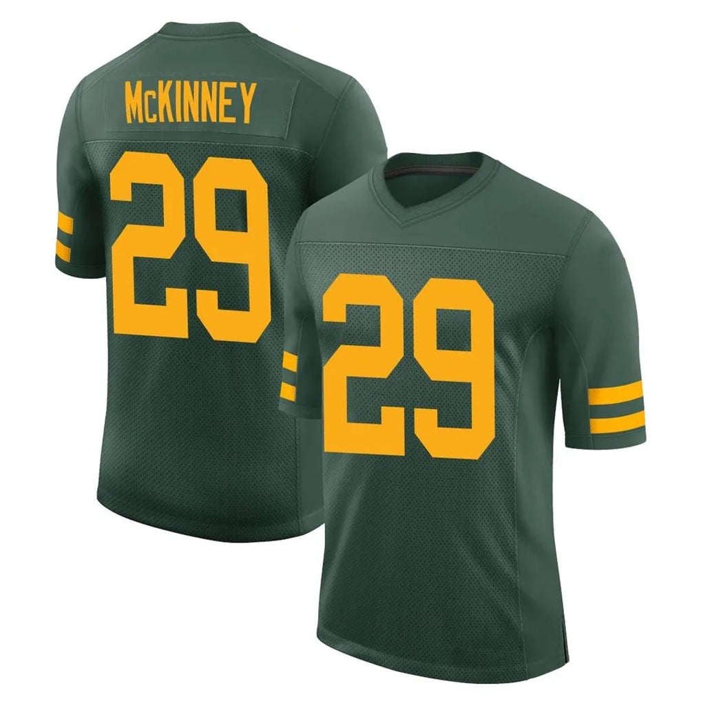 GB.Packers #29 Xavier McKinney Player Green Alternate Vapor Home Game Ldoa Stitched Jerseys
