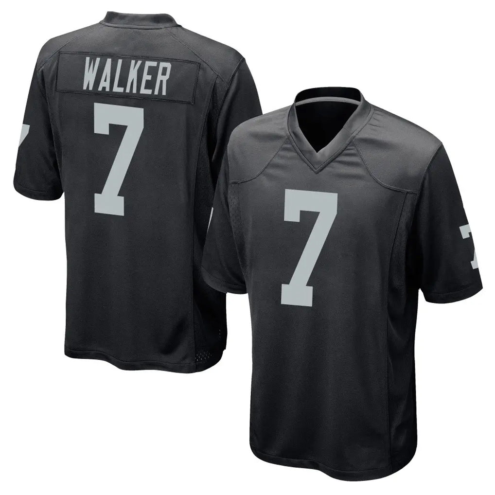 LV.Raiders #7 Quay Walker Player Black Home Game Ldoa Stitched Jerseys