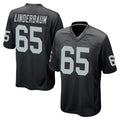 LV.Raiders #65 Tyler Linderbaum Player Black Home Game Ldoa Stitched Jerseys