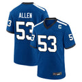 IN.Colts #53 CJ Allen Player Royal Alternate Indiana Nights Home Game Ldoa Stitched Jerseys