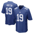 NY.Giants #19 Jameis Winston Player Royal Home Game Ldoa Stitched Jerseys