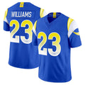 LA.Rams #23 Kyren Williams Player Royal Rivalries Vapor Limited Home Game Ldoa Stitched Jerseys