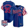 B.Orioles #35 Adley Rutschman Player Royal USA 250 Independence Day Vapor Premier Limited Home Game Ldoa Stitched Jerseys