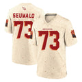A.Cardinals #73 Isaac Seumalo Player Cream Rivalries Collection Game Ldoa Stitched Jerseys