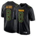 GB.Packers #8 Josh Jacobs Player Black Fashion Home Game Ldoa Stitched Jerseys