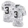 J.Jaguars #3 Jakobi Meyers Player Arctic Camo Salute To Service Limited Game Ldoa Stitched Jerseys