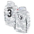 A.Cardinals #3 Budda Baker Player Arctic Camo Salute to Service Limited Hoodie Ldoa Stitched Jerseys