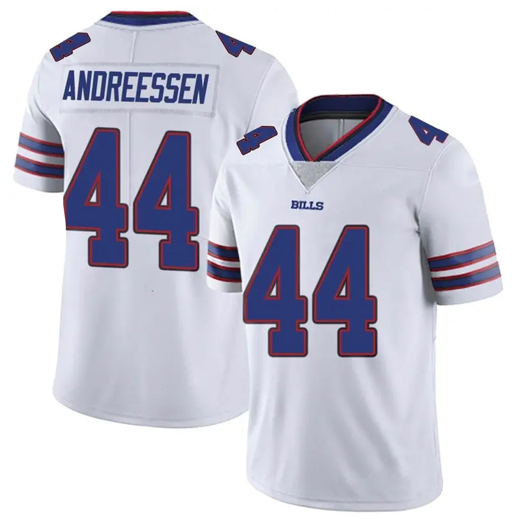 B.Bills #44 Joe Andreessen Player White Vapor Untouchable Limited Ldoa Stitched Jerseys