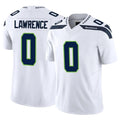 S.Seahawks #0 DeMarcus Lawrence Player White Limited Vapor F.U.S.E. Home Game Ldoa Stitched Jerseys