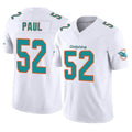 M.Dolphins #52 Patrick Paul Player White Limited Vapor F.U.S.E. Home Game Ldoa Stitched Jerseys