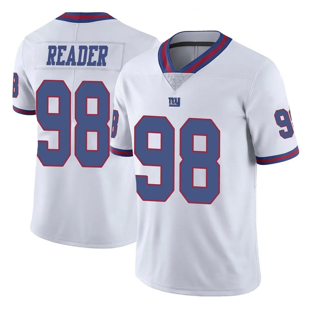 NY.Giants #98 DJ Reader Player White Color Rush Home Game Ldoa Stitched Jerseys