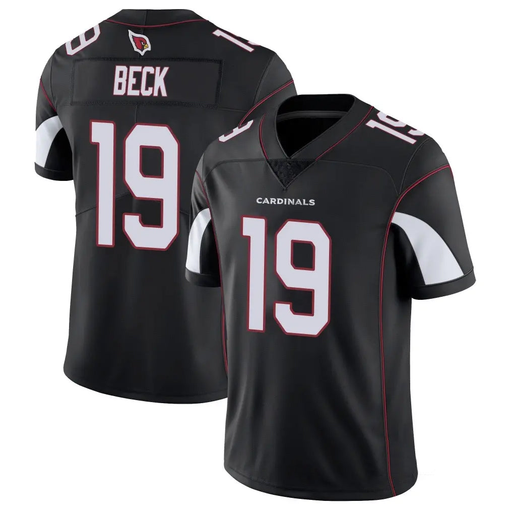 A.Cardinals #19 Carson Beck Player Black Vapor Limited Home Game Ldoa Stitched Jerseys